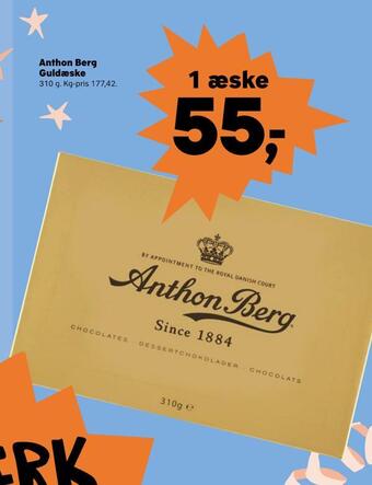 SuperBrugsen Anthon berg guldæske tilbud