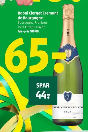 Coop 365 Raoul clerget cremant de bourgogne tilbud