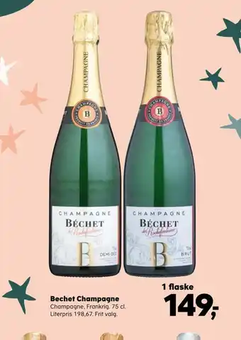 Kvickly Bechet champagne tilbud