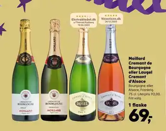Moillard cremant de bourgogne eller laugel cremant d'alsace