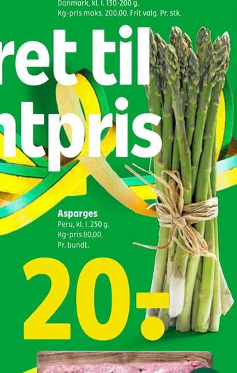 Coop 365 Asparges tilbud