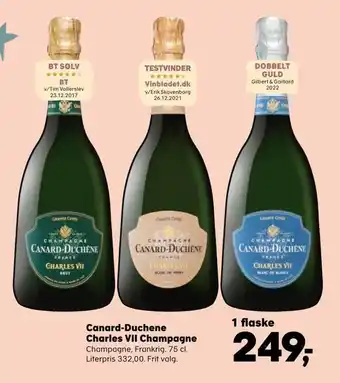 SuperBrugsen Canard-duchene charles vii champagne tilbud