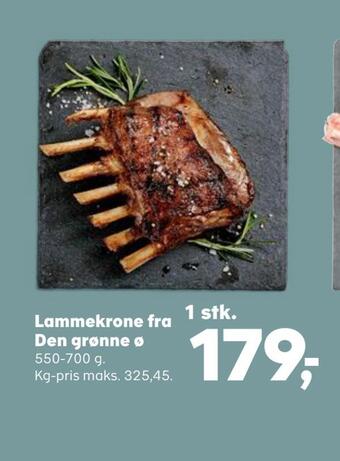 Kvickly Lammekrone fra den grønne ø tilbud