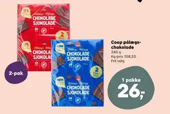 SuperBrugsen Coop pålægschokolade tilbud