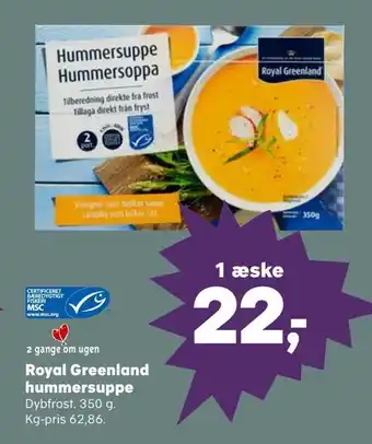 Royal greenland hummersuppe
