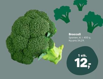 SuperBrugsen Broccoli tilbud