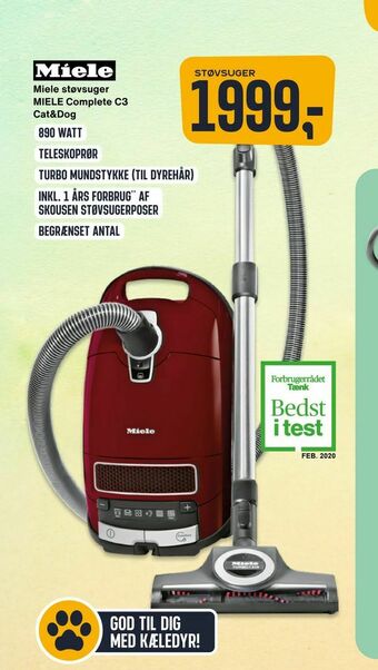 Skousen Miele støvsuger MIELE Complete C3 Cat&Dog tilbud
