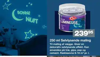 Bauhaus 250 ml selvlysende maling tilbud