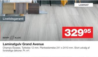 Bauhaus Laminatgulv grand avenue tilbud