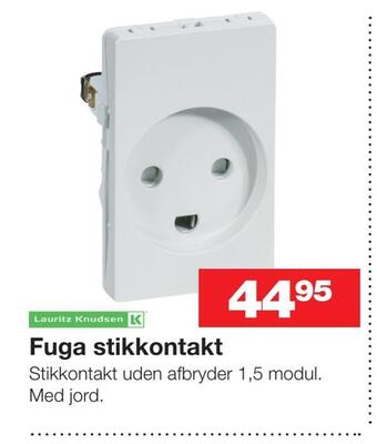 Bauhaus Fuga stikkontakt tilbud