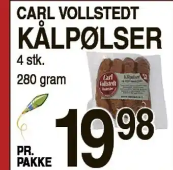 ABC Lavpris Carl Vollstedt Kålpølser tilbud