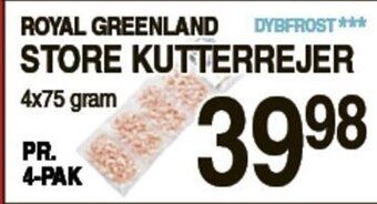 ABC Lavpris Royal Greenland Store Kutterrejer tilbud