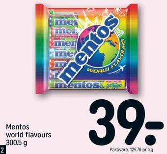 Mentos world flavours