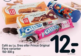 REMA 1000 Café au Lu, Oreo eller Prince Original tilbud