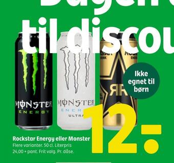 Coop 365 Monster energidrik tilbud