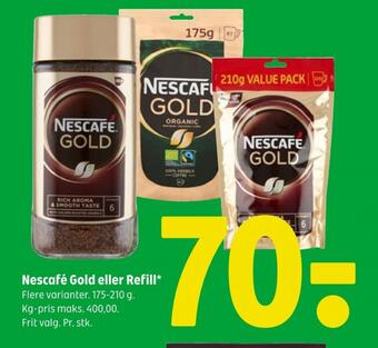 Gold instant kaffe
