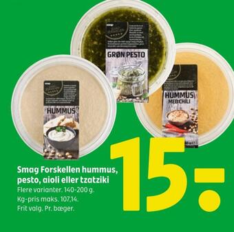 Coop 365 Smag forskellen hummus tilbud