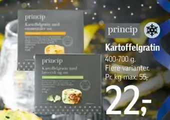Føtex Princip kartoffelgratin broccoli & ost tilbud