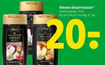 Odense dessertsauce flydende