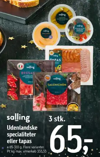Føtex Salling bresaola tilbud