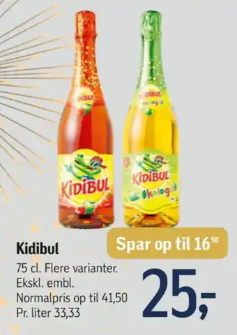 Kidibul børnechampagne