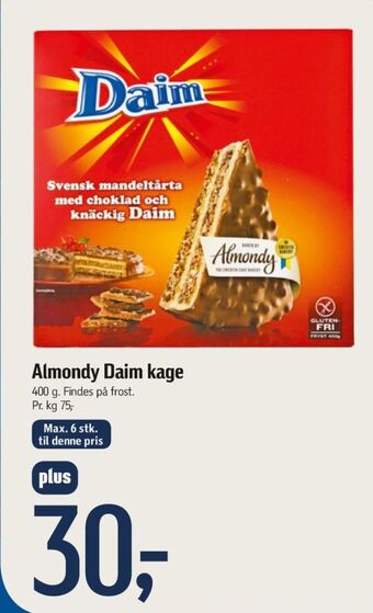 Føtex Almondy kager tilbud