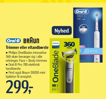 Føtex Braun oral-b eltandbørste tilbud