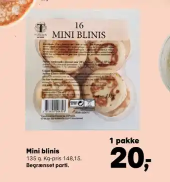 Kvickly Ukendt blinis tilbud