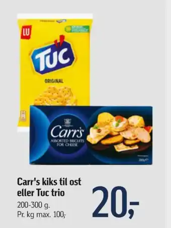 Carrs crackers kiks