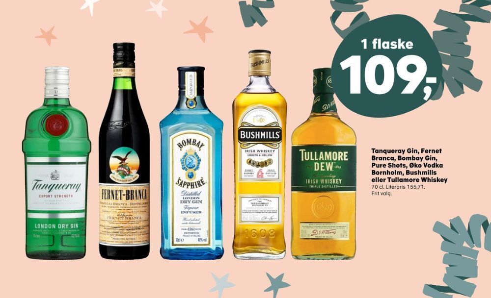 London dry gin tilbud hos Kvickly