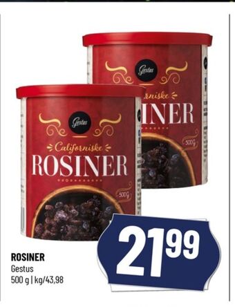 Løvbjerg Gestus rosiner tilbud