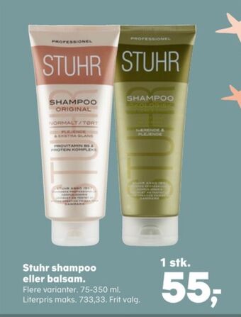 Kvickly Stuhr shampoo tilbud