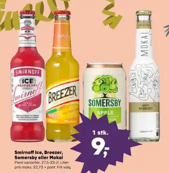 Kvickly Smirnoff ice rtd-cider tilbud