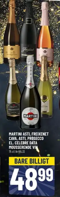 Martini asti italiensk mousserende vin