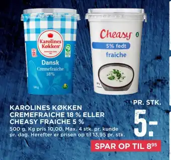 MENY Karolines creme fraiche 18% tilbud