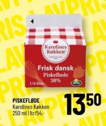 Løvbjerg Karolines piskefløde 38% tilbud