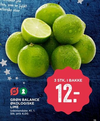 MENY Grøn balance lime tilbud
