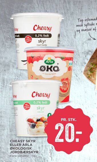 MENY Cheasy skyr vanilje tilbud