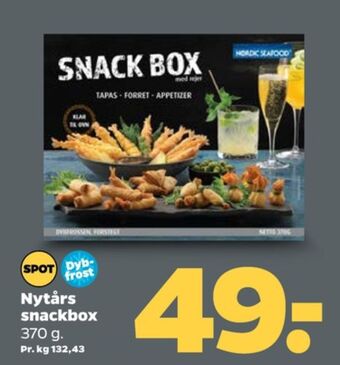 Nordic seafood snack box