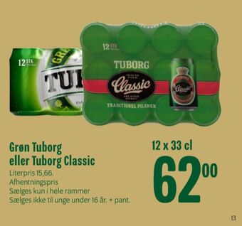 Min Købmand Grøn øl tilbud