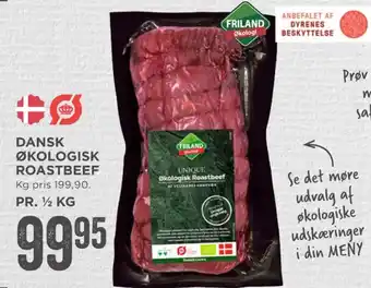 MENY Friland økologi roastbeef tilbud