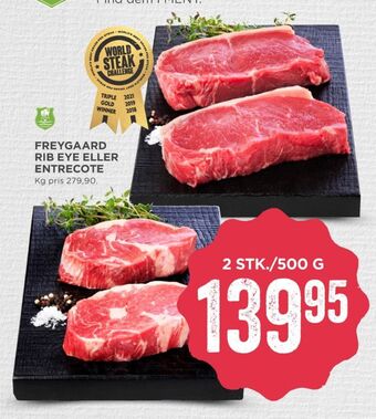 MENY Freygaard ribeye tilbud