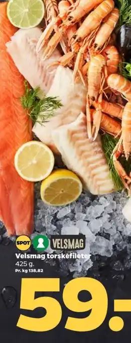 Netto Velsmag torskefilet tilbud