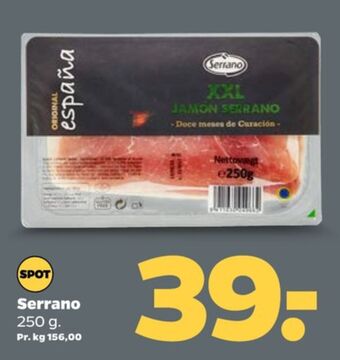 Netto Serrano serranoskinke tilbud