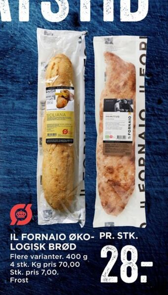 MENY Il fornaio brød tilbud