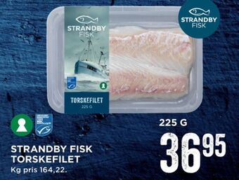 MENY Strandby fisk torskefilet tilbud