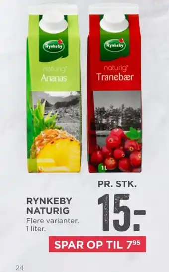 MENY Naturig ananasjuice tilbud