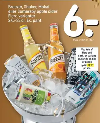 REMA 1000 Bacardi breezer rtd-cider tilbud