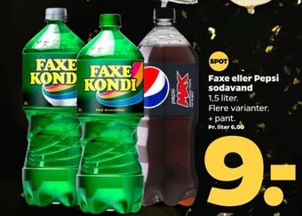 Netto Faxe kondi sportssodavand tilbud