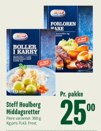 Min Købmand Steff houlberg forloren hare tilbud